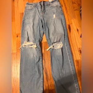 Hollister Low-rise Dad Jean, Size: 7L